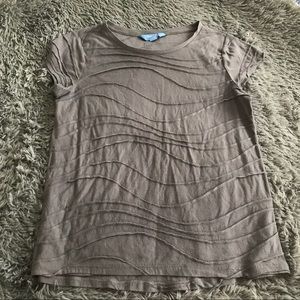 SIMPLY VERA by VERA WANG T-shirt with fabric waves